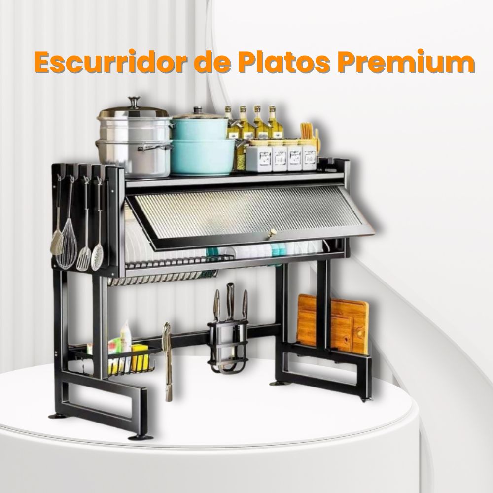 🧡 🔥 ¡Promo Especial! 50% DE DESCUENTO – ESCURRIDOR DE PLATOS PREMIUM
